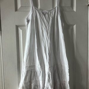 It’s me Medium white spaghetti strap white color Junior girl knit tank dress